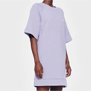 TIBI Appliquéd French Cotten-Blend Terry Mini Dress Size XS